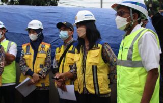 Dirjen Cipta Karya Kementerian PUPR Tinjau Pit 2 Sentra Timur dan Offtaker Jatibening, Proyek SPAM Regional Jatiluhur I