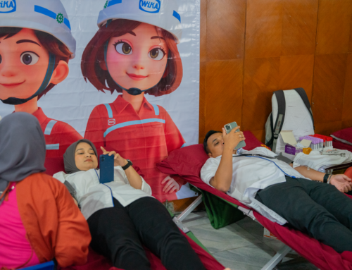 Peduli Sesaama, Sinergi Entitas Anak WIKA Grup Selenggarakan Donor Darah di KIW CIleungsi