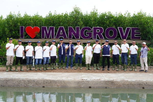 WIKA group menanam pohon Mangrove